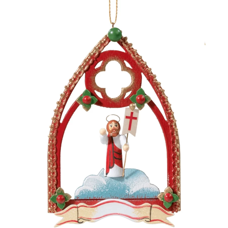 "Käthe Wohlfahrt Original Resurrection Of Jesus Religious Figurine Nativity Scene Collectible"