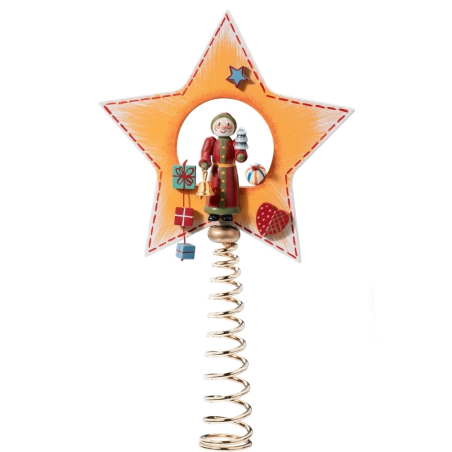 "Käthes Original Santa Claus Christmas Tree Topper – Festive Holiday Decoration"