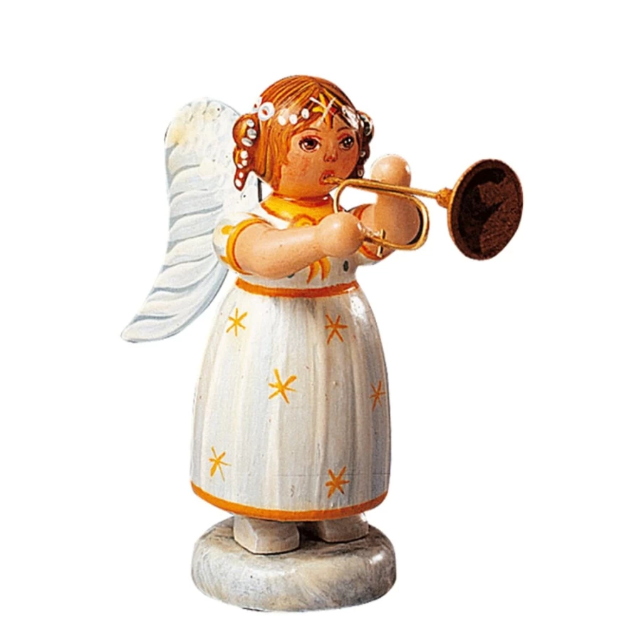 "Kindertraum Angel With Trumpet - Collectible Figurine for Home Decor & Gifts"