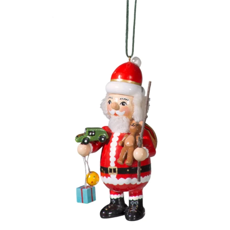 Käthes Original Wooden Santa Claus Figurine - Handcrafted Christmas Decoration