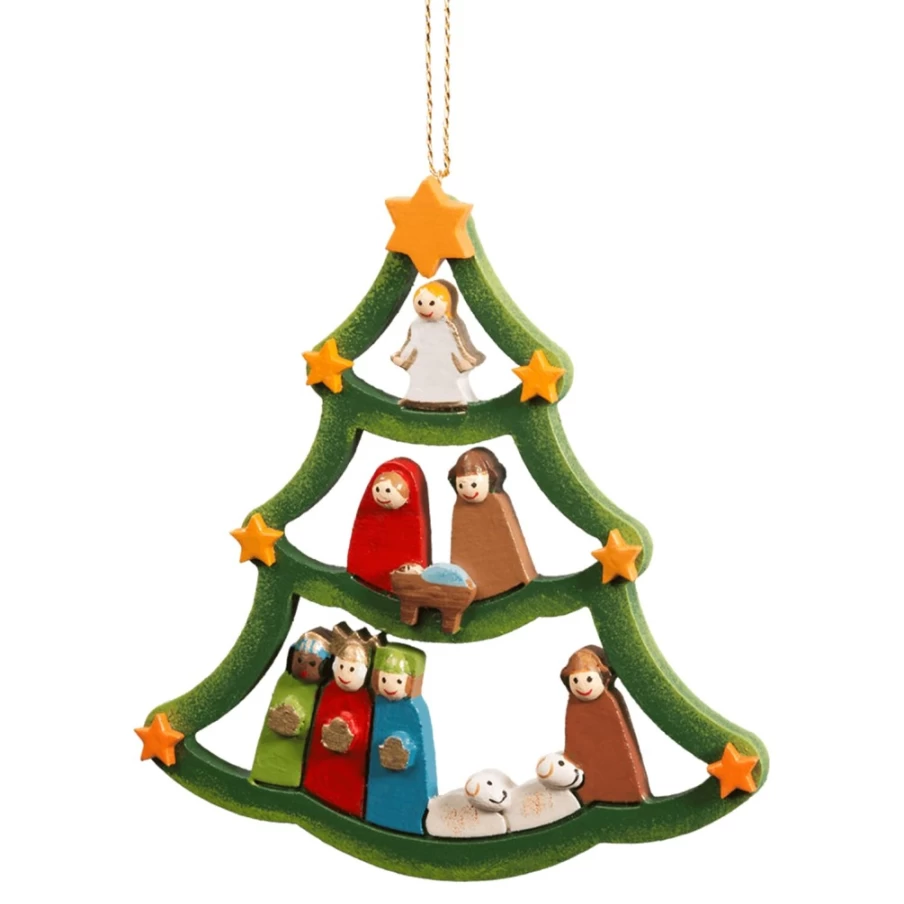 "Käthes Original Holy Night Christmas Decoration – Handcrafted Holiday Collectible"