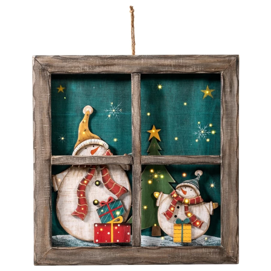 Käthe Wohlfahrt Christmas Eve Decorative Window Sticker - Festive Holiday Decoration