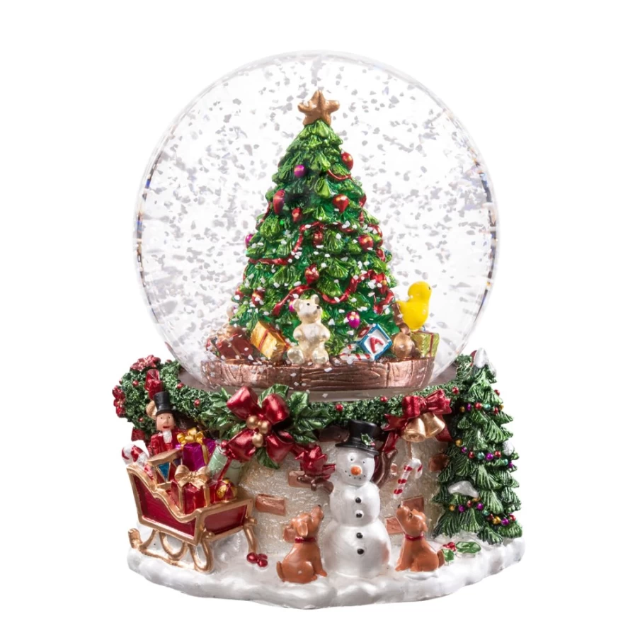 Käthe Wohlfahrt Christmas Snow Globe "O Christmas Tree" Holiday Decorative Collectible