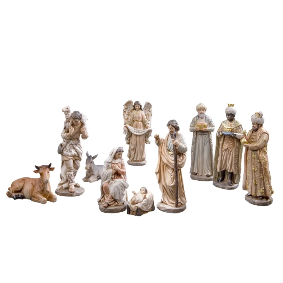 Käthe Wohlfahrt Nativity Scene Figurines - Handcrafted Christmas Creche Set for Holiday Decor