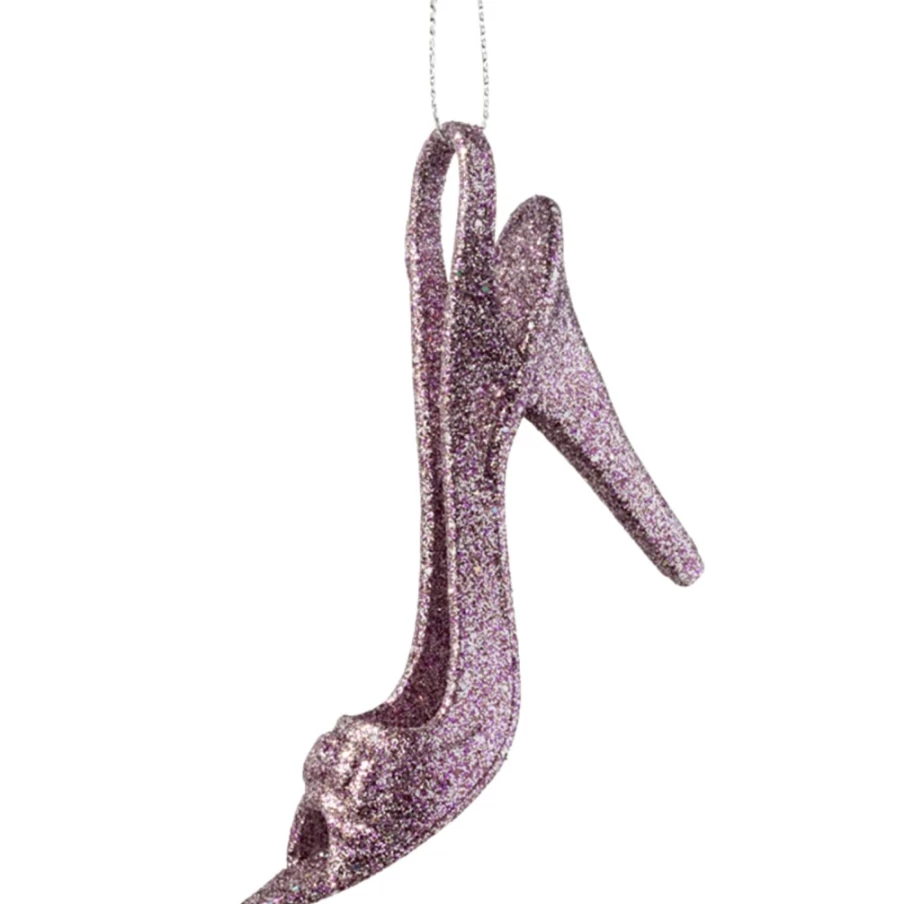 Käthe Wohlfahrt Glitter Dusty Pink High Heels - Elegant Women's Party Shoes