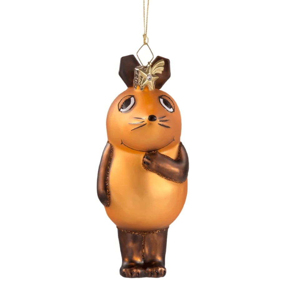 "Poesie in Glas The Mouse - Elegant Glass Perfume Bottle"