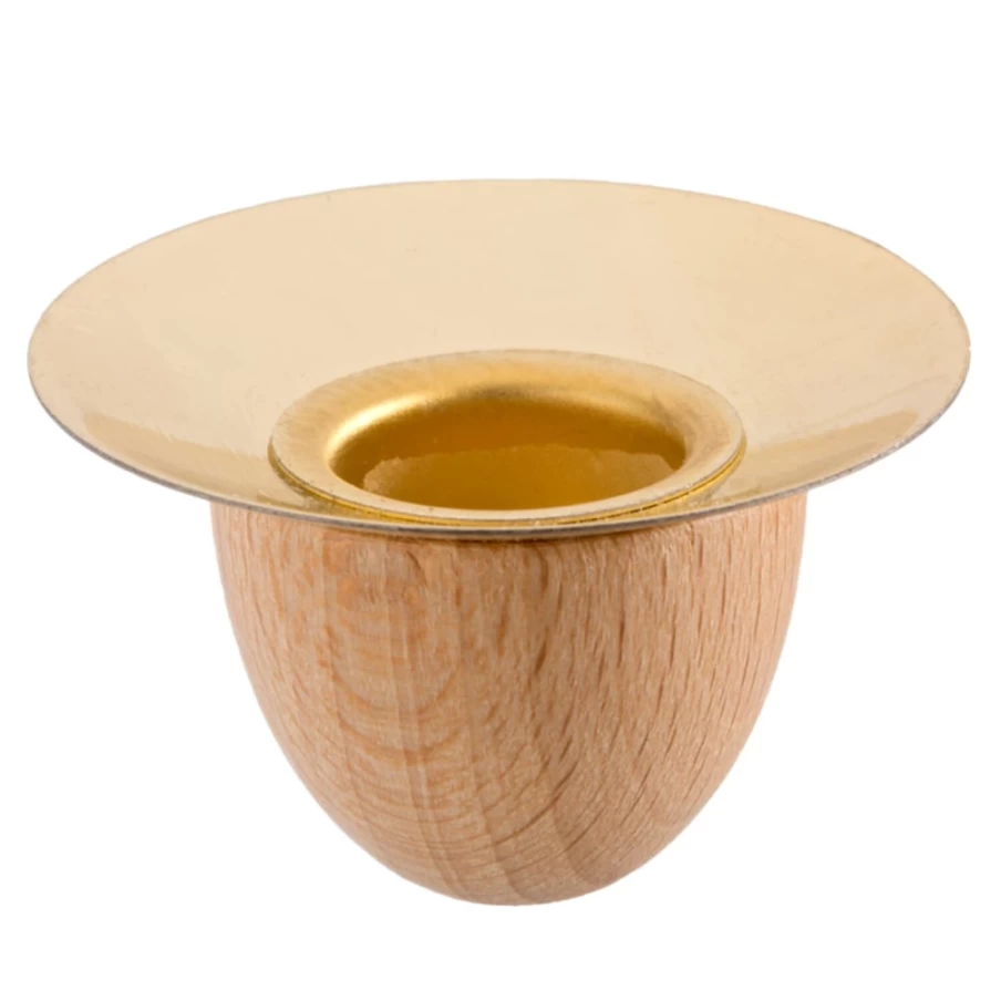 Richard Glässer Modern Candle Holder - 20mm Height, 38mm Diameter - Elegant Tabletop Decor
