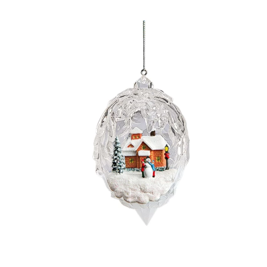 "Käthe Wohlfahrt Snowman's House - Handcrafted German Christmas Decoration"
