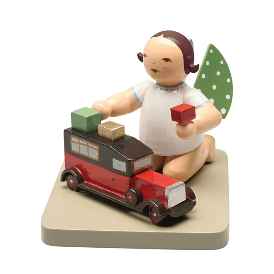 "WENDT & KÜHN Brunette Angel Kathe Wohlfahrt Express Christmas Figurine"