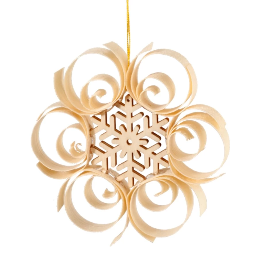 "Käthe Wohlfahrt Ice Crystal Christmas Ornament – Handcrafted Holiday Decoration"