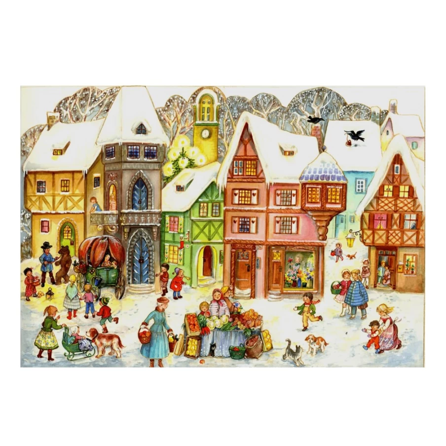 Käthe Wohlfahrt Christmas Market Day Advent Calendar - Festive Countdown Decor