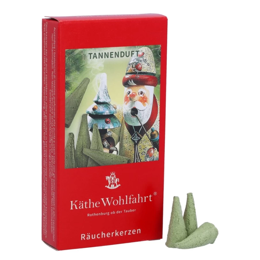 Käthe Wohlfahrt Fir Scented Incense Cones – Large Pack for Aromatic Relaxation