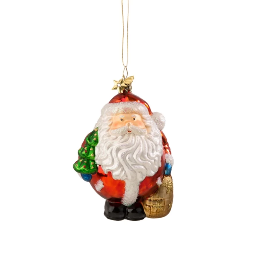 "Poesie in Glas Santa - Festive Holiday Decoration & Collectible Figurine"