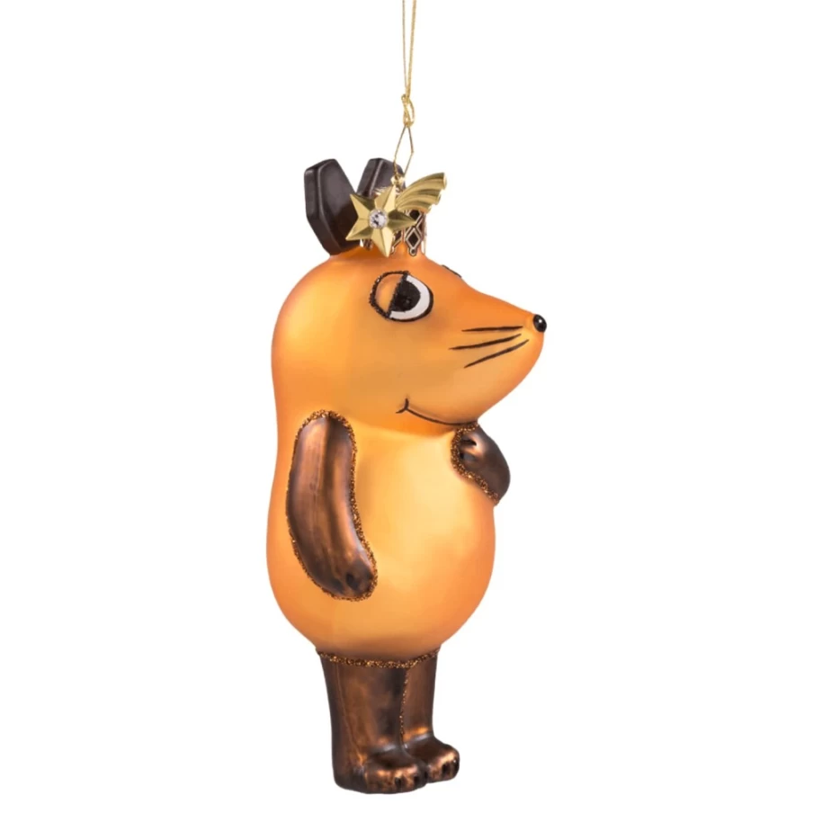 "Poesie in Glas The Mouse - Elegant Glass Perfume Bottle"