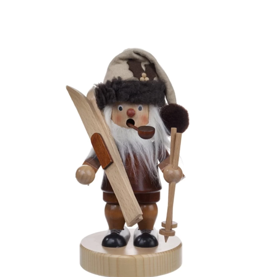 Christian ULBRICHT Winter Fun Incense Smoker - Handcrafted German Christmas Decor