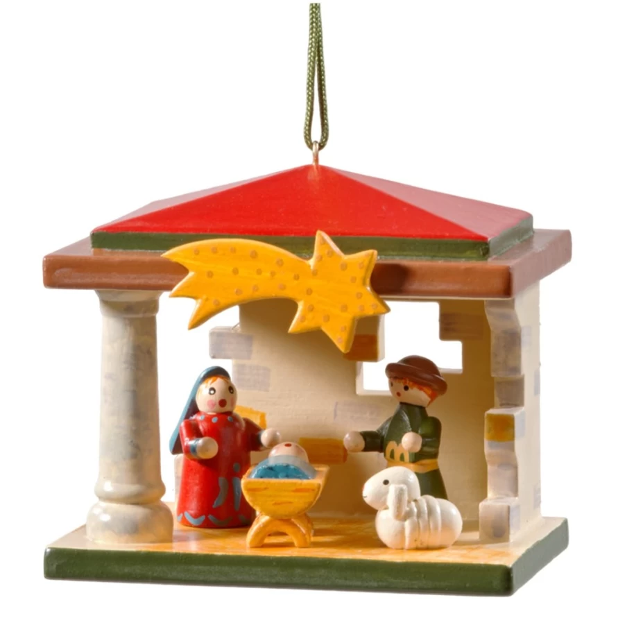 "Käthes Original Holy Night Christmas Collectible Figurine – Handcrafted German Holiday Decoration"