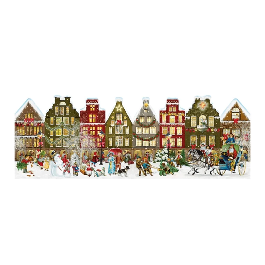 Käthe Wohlfahrt Victorian Street Advent Calendar - Traditional German Christmas Countdown