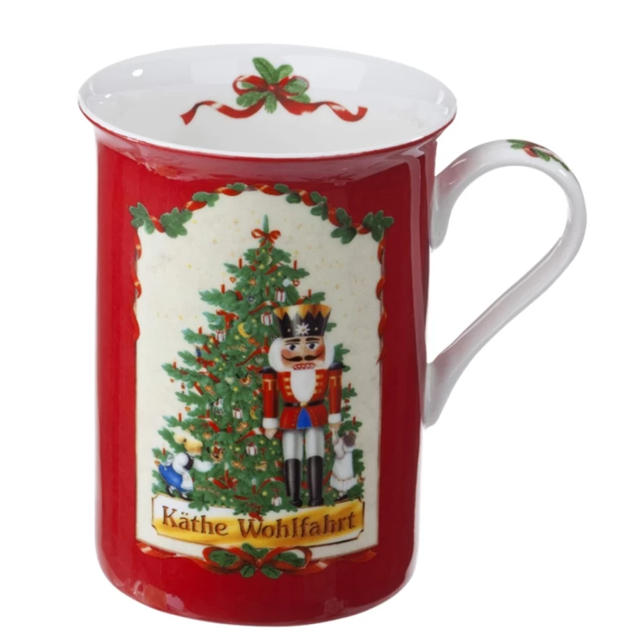 Käthe Wohlfahrt Porcelain Mug - Handcrafted German Christmas Collectible