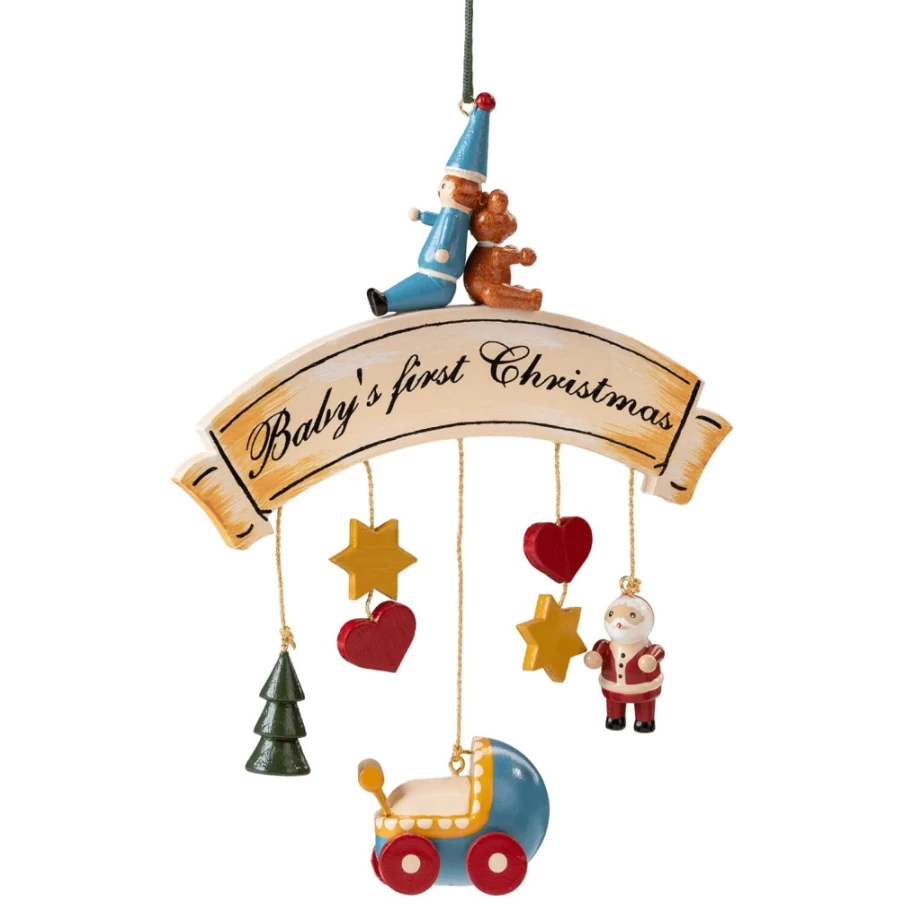"Käthes Original Baby's First Christmas Keepsake Ornament – Personalized Holiday Gift for Newborns"